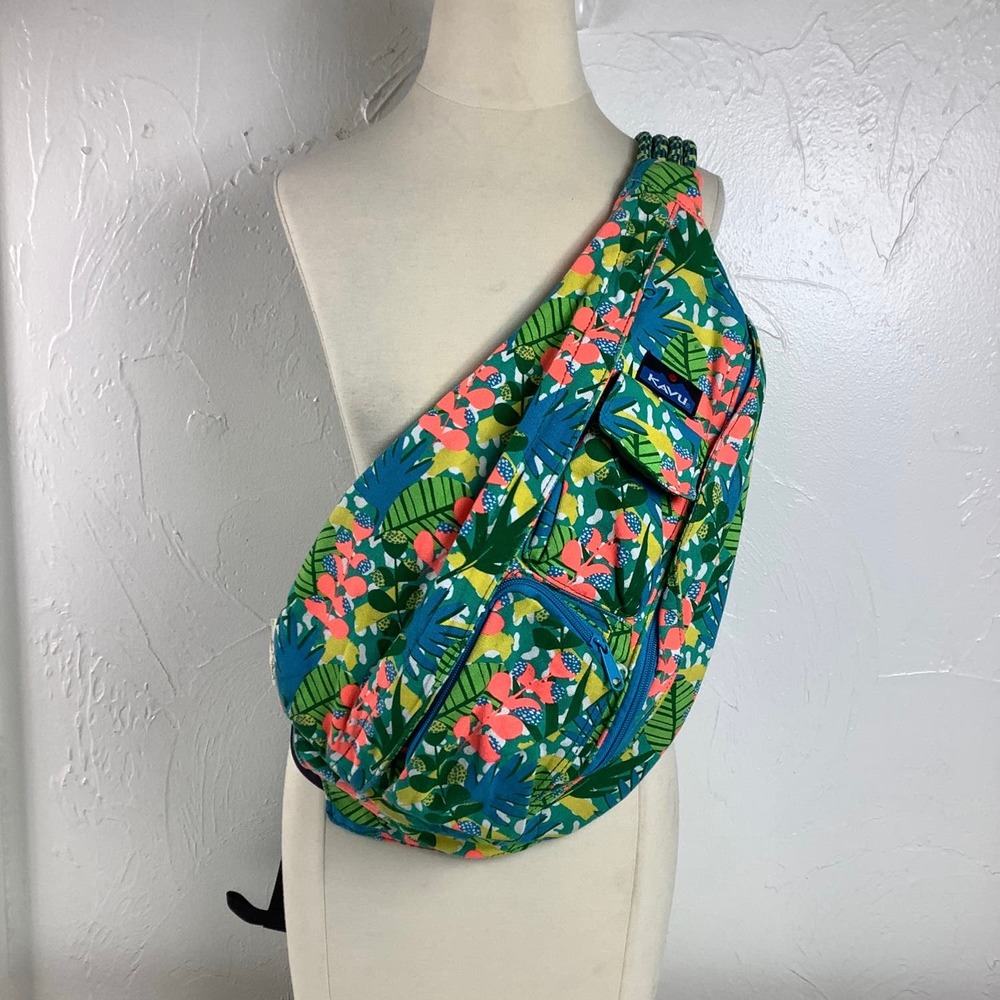 KAVU limited edition Rope Sling Crossbody Bag EUC